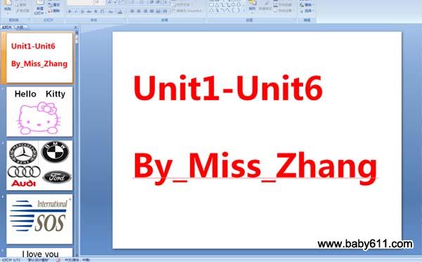 Unit1-Unit6_By_Miss_Zhang