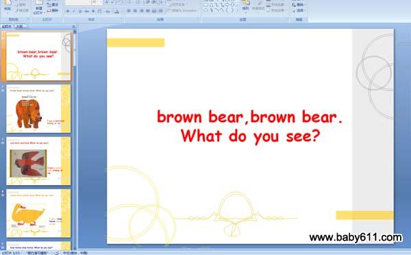 ׃@ӢZnbrown bear,brown bear.What do you see?