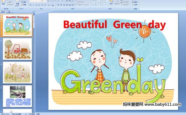 ׃@ӢZ(y)nBeautiful  Green  day