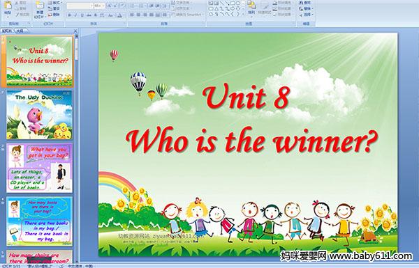 كӢZ(j)Unit 8 Who is the winner?