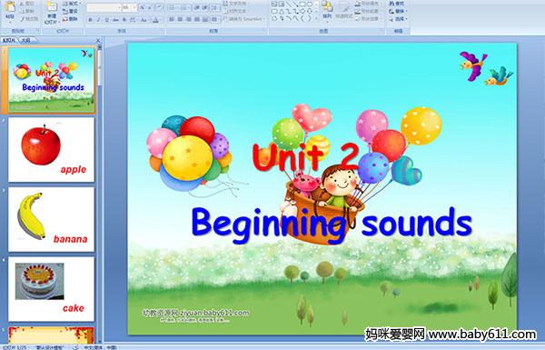 كӢZ(y)PPTnUnit2 Beginning sounds