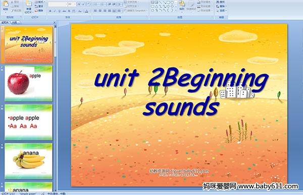 كӢZnunit 2Beginning sounds